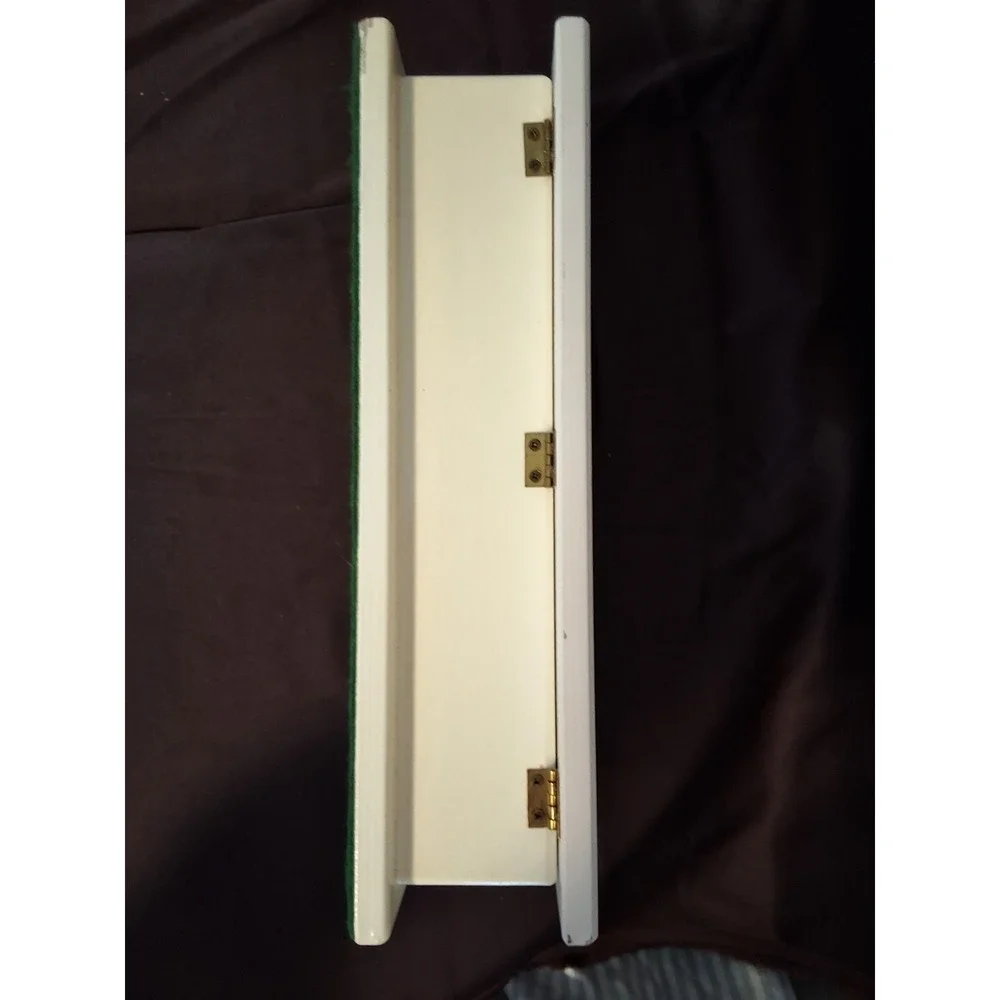 Vintage Jewelry Box W/ Watercolor Painting From Debbie Rose Chase